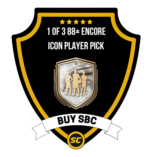 EA FC 26 SBC 1 of 3 88+ Encore Icon Player Pick - PS4, PS5, Xbox One, Xbox Series X, Xbox Series S